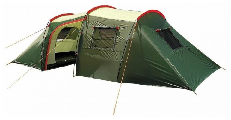 Палатка туристическая 4 местная с большим тамбуром MirCamping 1007-4