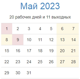 График работы Яндекс Маркет на майские праздники 2023