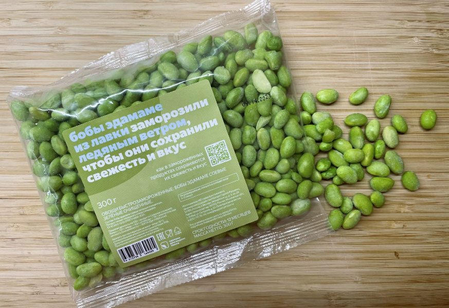 Как готовить замороженные бобы Эдамаме из ВкусВилл